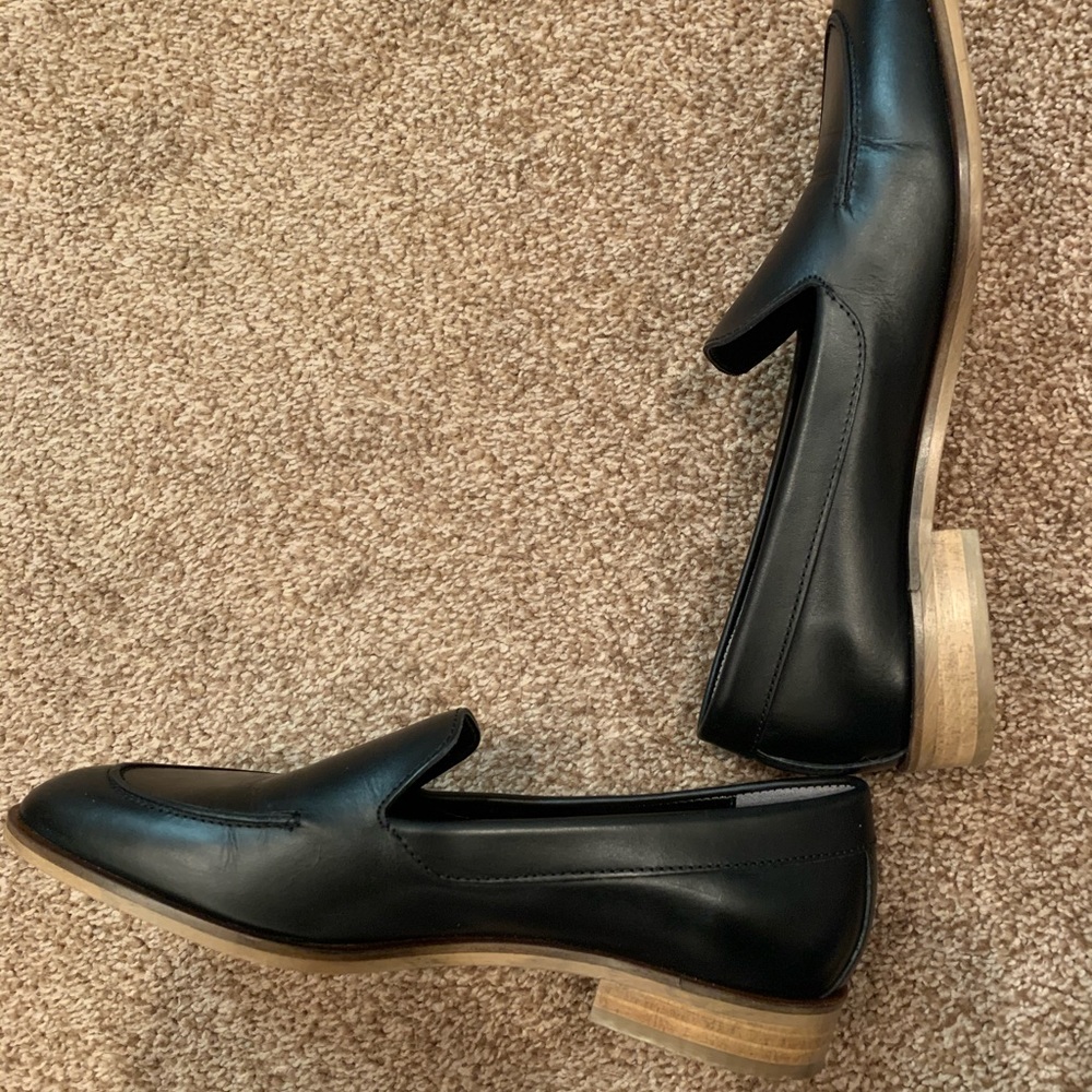 Black Everlane loafers size 6.5
